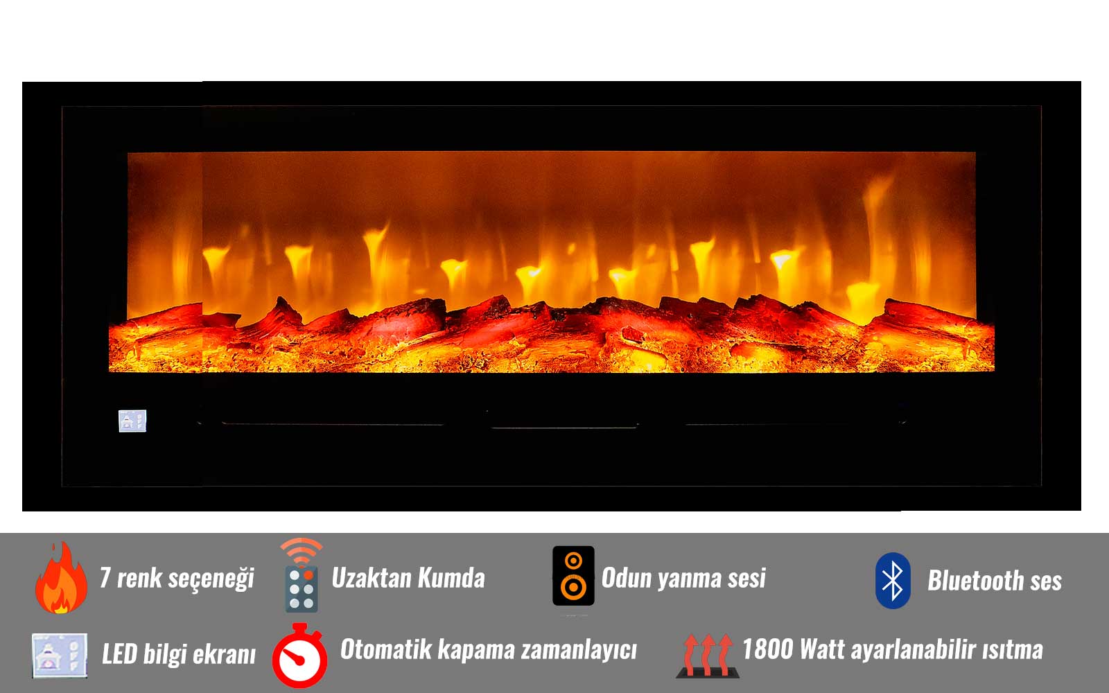 UMT ELEKTRİKLİ ŞÖMİNE HAZNESİ-2 ÖZEL ÖLÇÜ